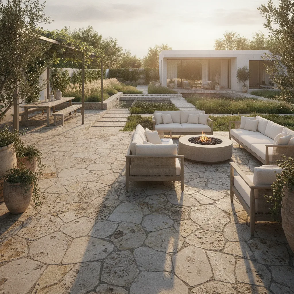 Terrasse pierre naturelle | avantages et guide de choix