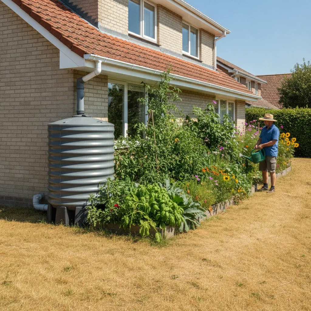 Récupération eau de pluie jardin, dimensionner sa cuve
