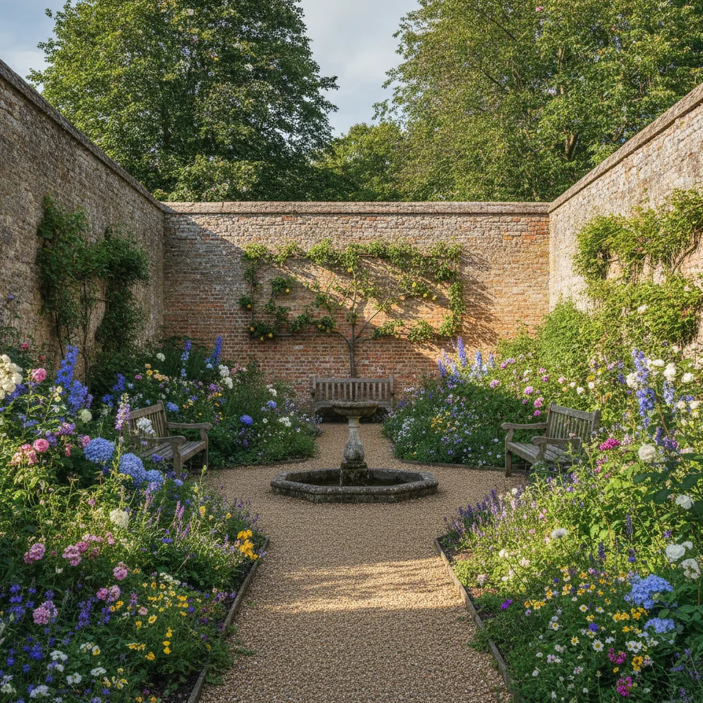 Jardin clos de murs anciens, un microclimat à cultiver
